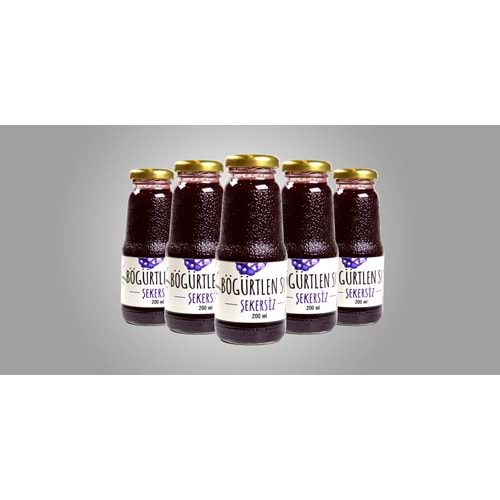 6'lı Paket Şekersiz Böğürtlen Suyu